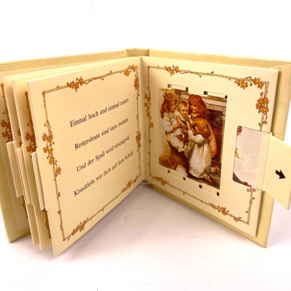 Collectible Ernest Nister’s Miniature Moving Picture Book ‘Kleine Knirpse’ 1991 - Picture 6 of 7